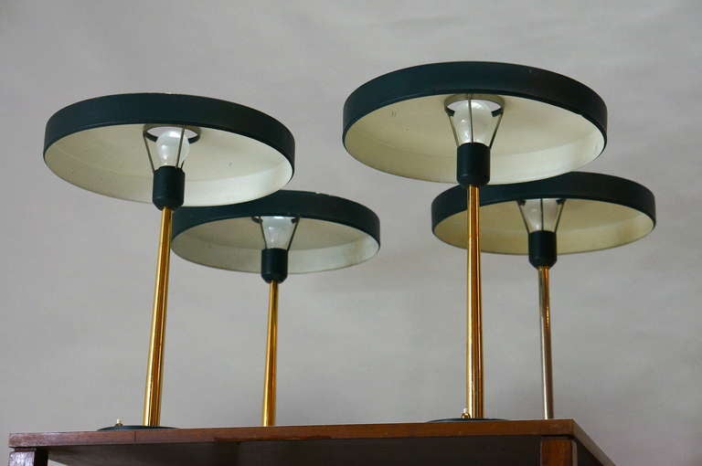 Seven Louis Kalff Table or Desk Lamps for Philips In Good Condition In Antwerp, BE