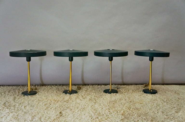 Mid-20th Century Seven Louis Kalff Table or Desk Lamps for Philips
