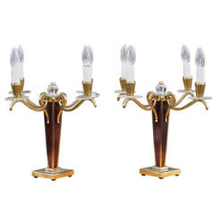 Pair of French Art Deco Table Lamps 3