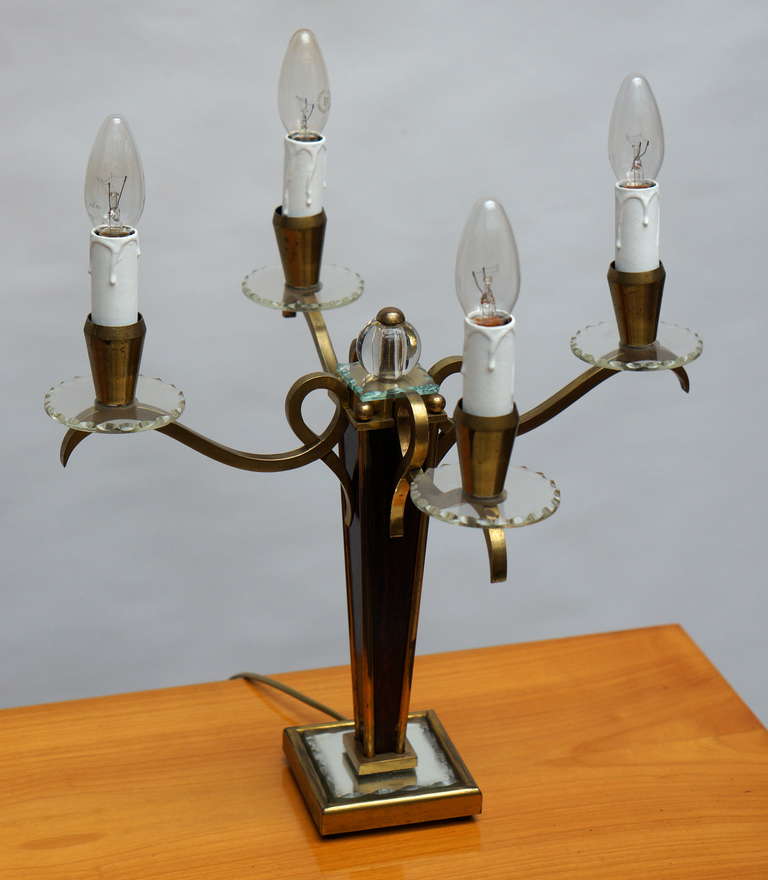 20th Century Pair of French Art Deco Table Lamps