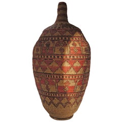 Impressive and Seldom Nigerian Large Basket Garment and Cover