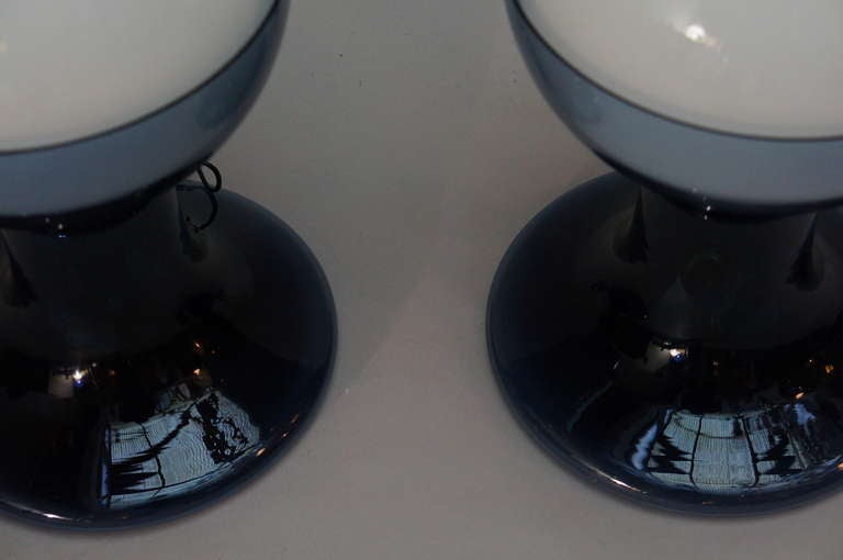 Mid-20th Century Three Murano Table Lamps by A.V. Mazzega