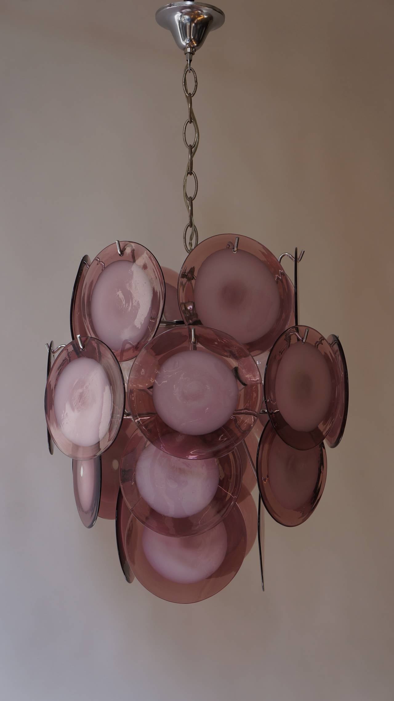 Italian Vistosi Murano Chandelier