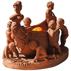Terracotta Cherub Bowl