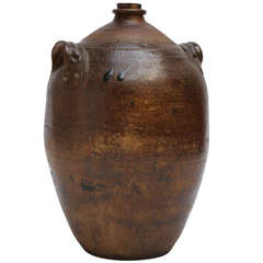 Large Glazed Stoneware Jug 7