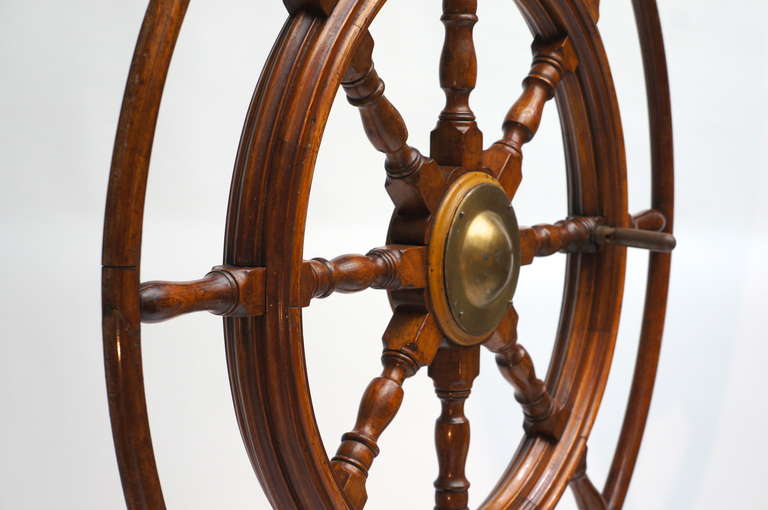 classic boat steering wheel