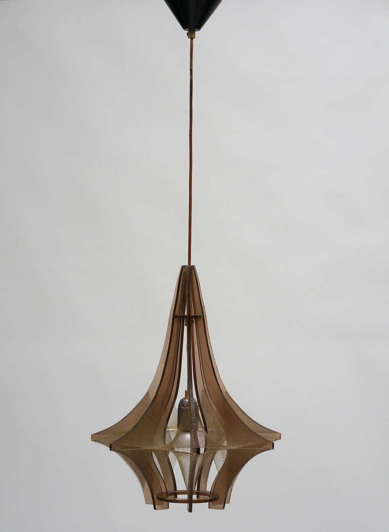 Pendant by Paul Secon for Sompex.
Total height measure: 90 cm.