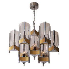 Set of Four Sculptural Sciolari Chandeliers 2
