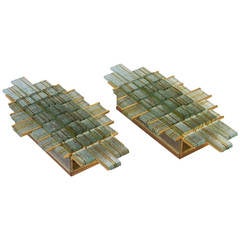 Pair of Murano Glass Sconce Wall Lights