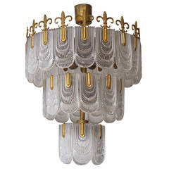 Large Italian Murano Chandelier 4