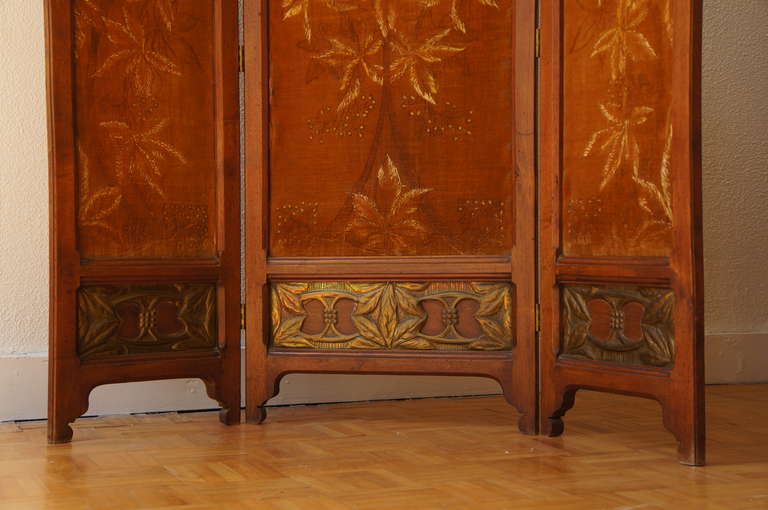 Art Nouveau Fire Screen In Good Condition In Antwerp, BE
