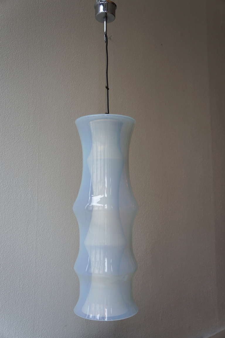 Mid-Century Modern Lampe à suspension de Carlo Nason, A.V. Mazzega Murano, Italie, vers 1970 en vente