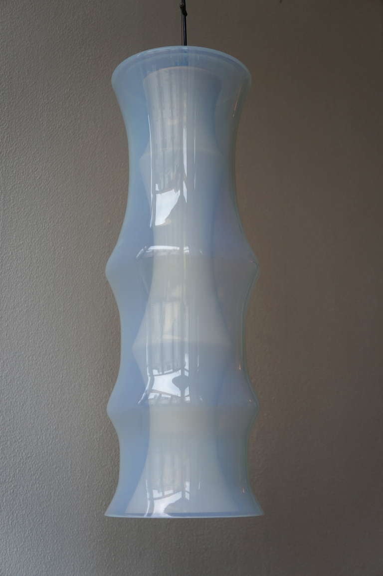 20ième siècle Lampe à suspension de Carlo Nason, A.V. Mazzega Murano, Italie, vers 1970 en vente