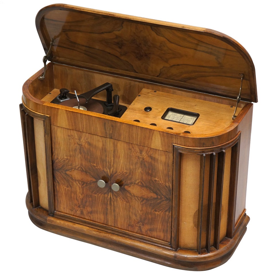 Vintage 1950s Garrard RC60/D16 Radiogram Cabinet
