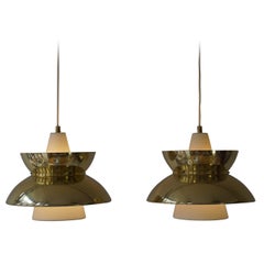 Two Midcentury Pendant Lights by Jørn Utzon