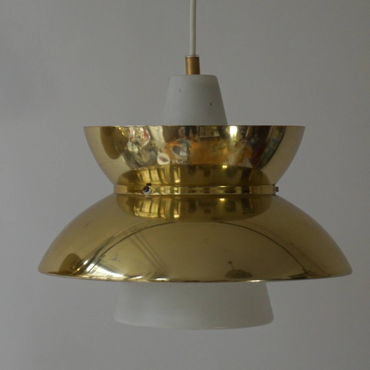Mid-Century Modern Two Midcentury Pendant Lights by Jørn Utzon For Sale