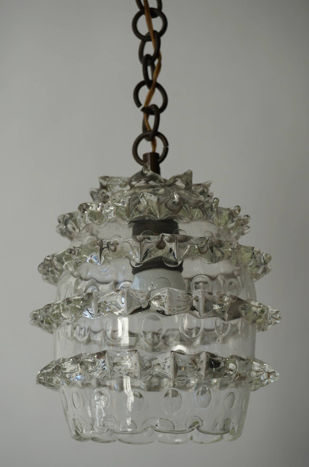 Murano Glass Pendant by Barovier