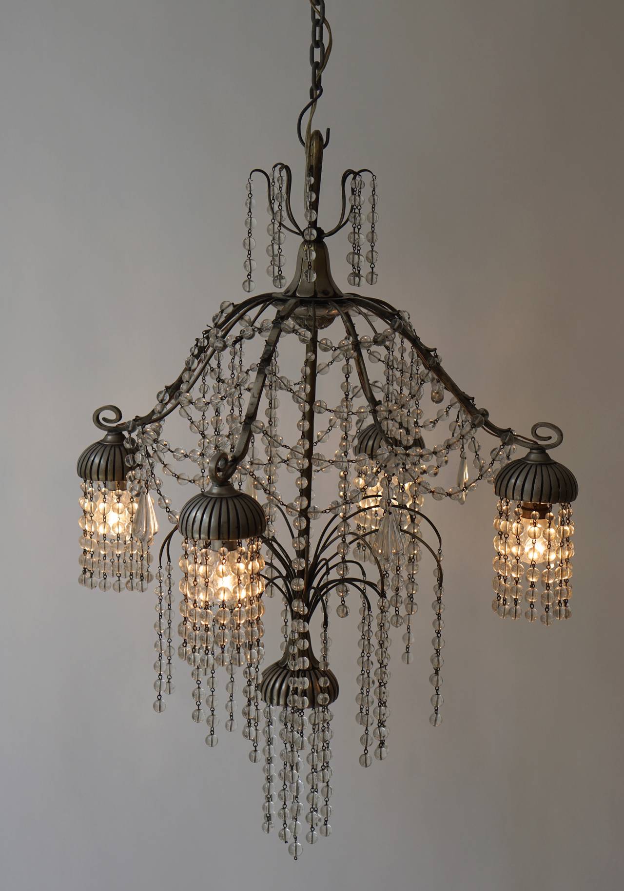 Absolutely beautiful 1930s chandelier.