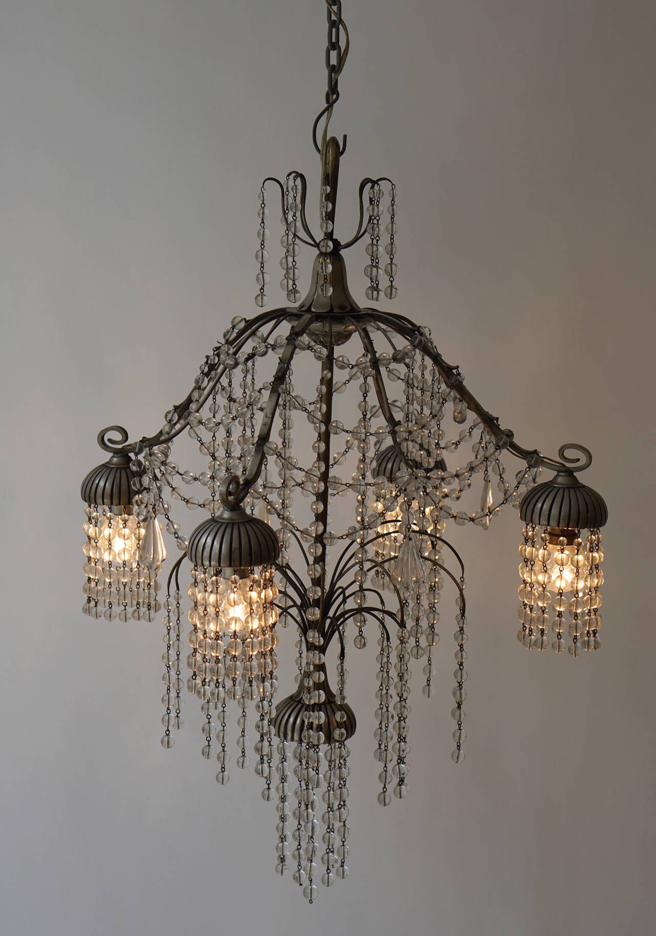 Unique Art Deco Chandelier at 1stDibs