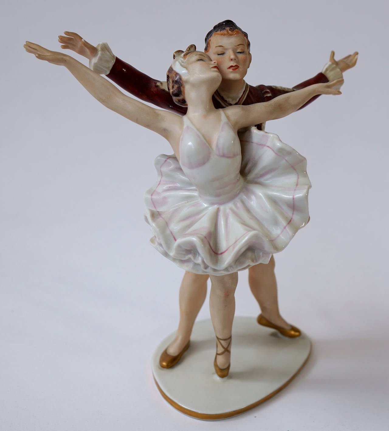 Mid-Century Modern Porcelain Dancing Figure 5