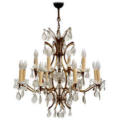 Italian Macaroni Crystal Chandelier 4