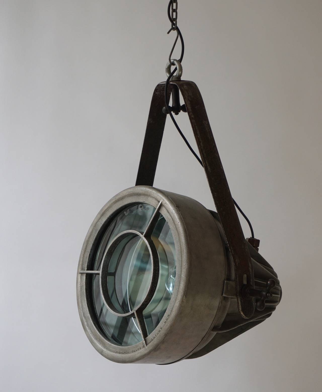 Rare Large Industrial Light In Good Condition In Antwerp, BE