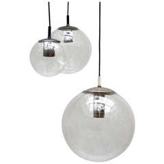 RAAK Three-Globe Chandelier 4