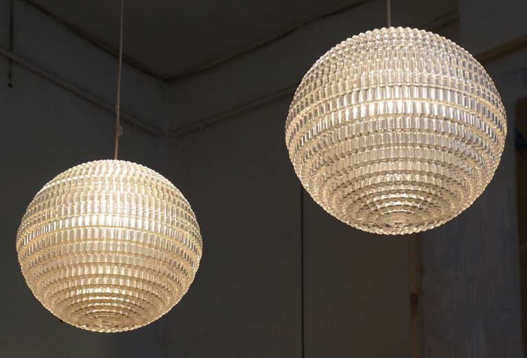 Three of pendant lights.

Two are sold.