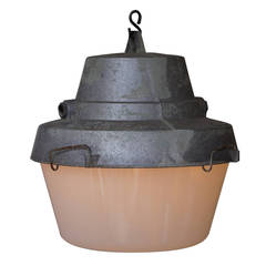 Set of Five Industrial Pendant Lights 1