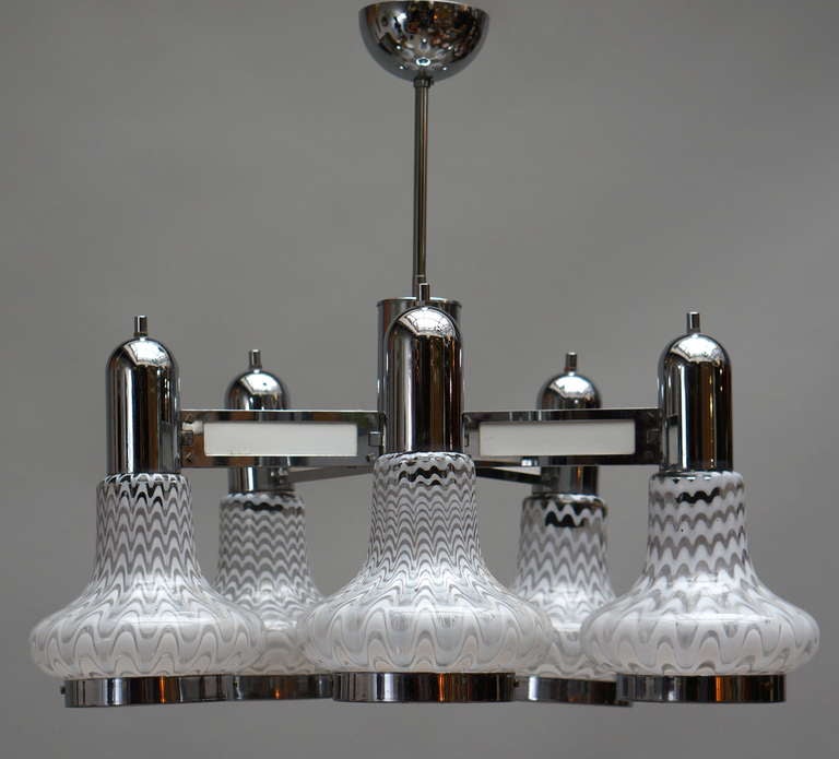 Italian Murano Glass Chandelier In Good Condition For Sale In Antwerp, BE