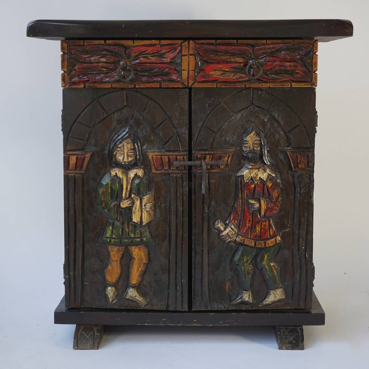 20th Century Set of Two Sideboards and One Chair
