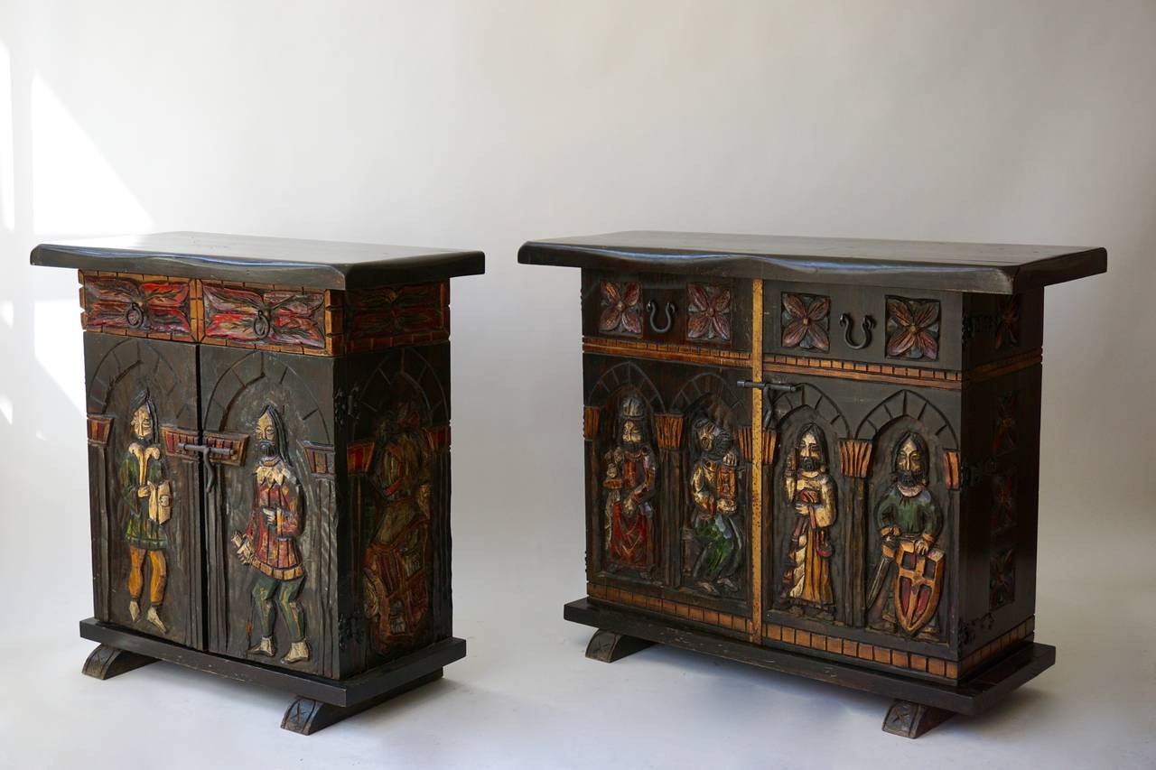 Set of Two Sideboards and One Chair 2