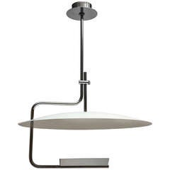 Exceptional and Unique Italian Modernist Chandelier Attributed to Stilnovo 9
