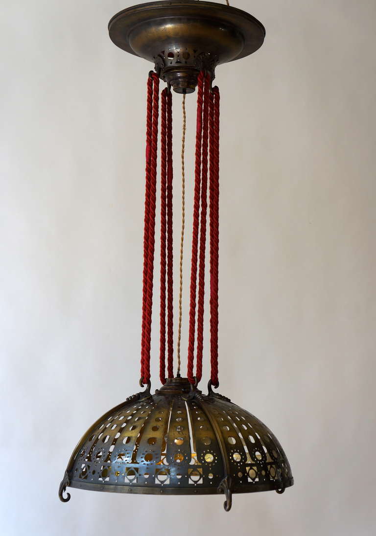 Rare Dutch Art Deco Chandelier by H. Berlage