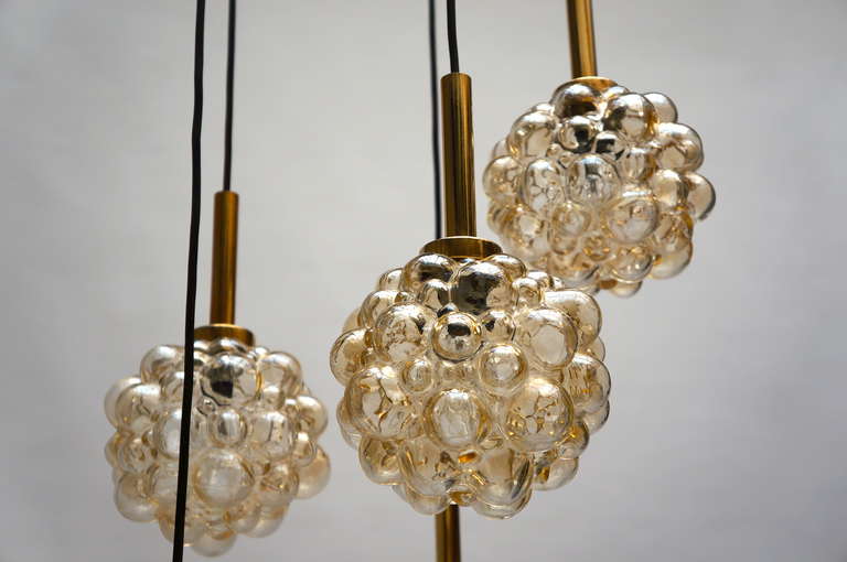 Mid-Century Modern Bubble Chandelier by Helena Tynell, circa 1960s