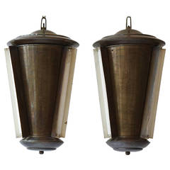 Set of Two Conical Industrial Lights 9