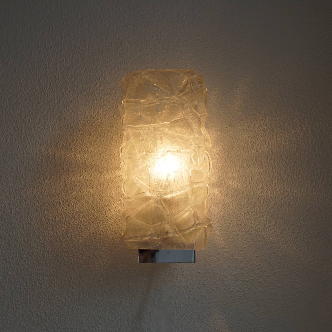 A pair Murano glass wall lights.