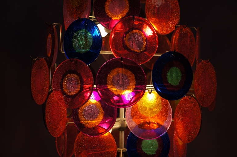 Large Chandelier with 64 Discs 3