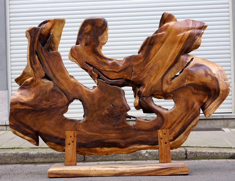 Monumental Tree Trunk Sculpture For Sale at 1stDibs