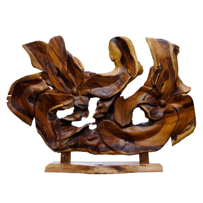 Monumental Tree Trunk Sculpture For Sale at 1stDibs