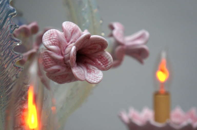 Italian Murano Glass Chandelier For Sale 1