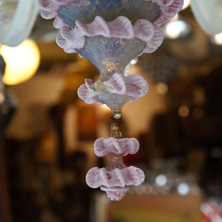Italian Murano Glass Chandelier For Sale 3