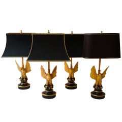 Vintage Two Table Lamps by Maison Jansen