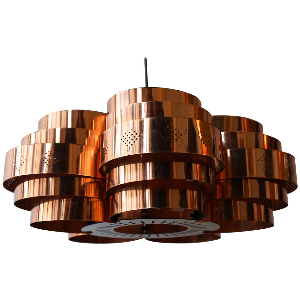 Danish Pendant by Verner Schou for Coronell Elektr For Sale