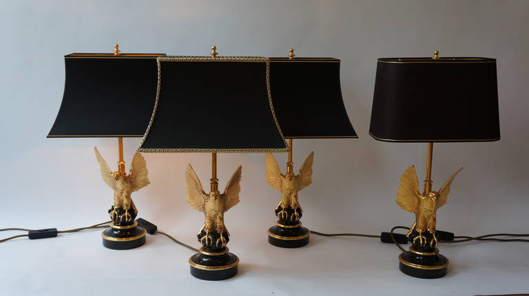 Two Table Lamps by Maison Jansen For Sale 1