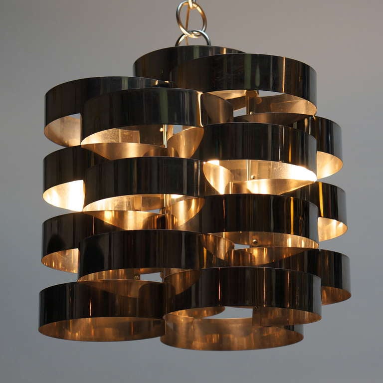 Mid-Century Modern Sciolari Style Chandelier For Sale