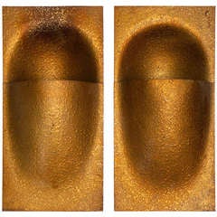 Pair of 1970s Bertrand Balas for RAAK Metal "Balance" Sconces 5