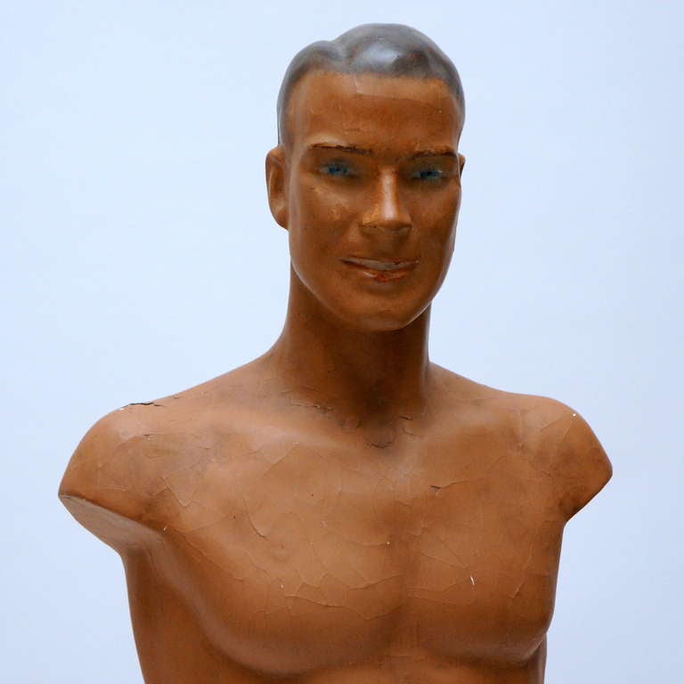 Art Deco Plaster Bust