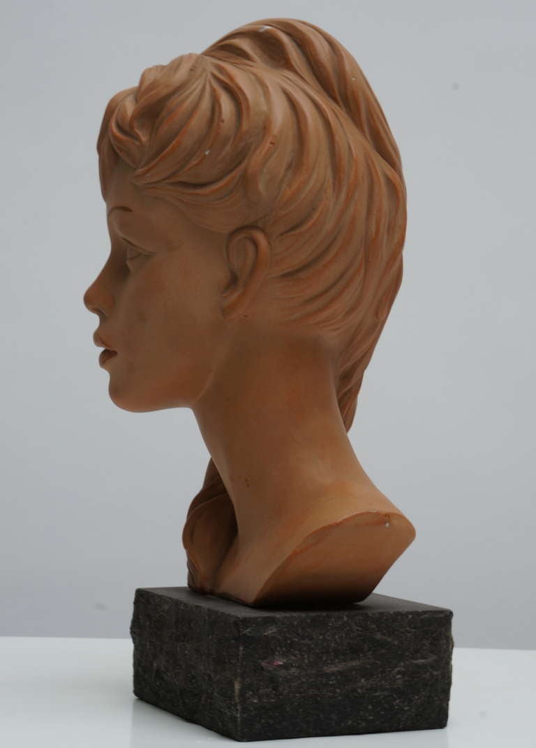 Terracotta Bust  For Sale 1