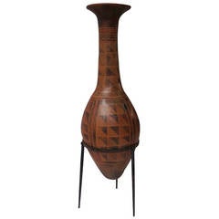 Vintage 20th Century Peruvian Clay Urn